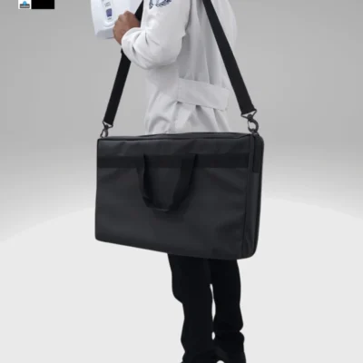 Mochila para caixa de prova e kit diagnóstico